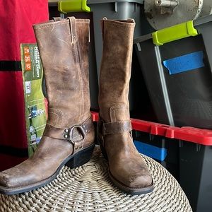 Slightly worn boots